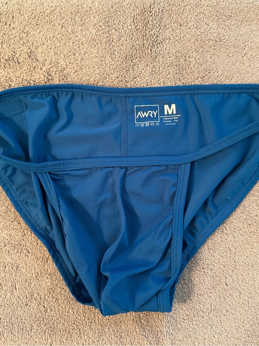 Awry Men’s Royal Blue hybrid Swim underwear Briefs - M